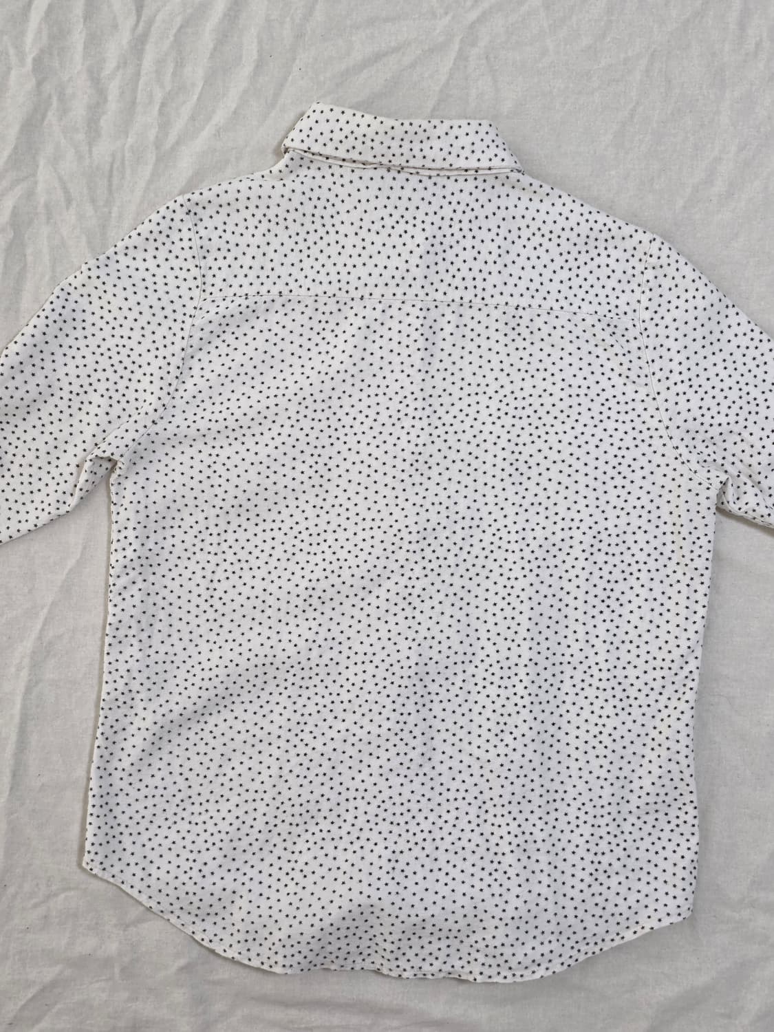 모리걸 별 패턴 빈티지 블라우스 상품이미지6