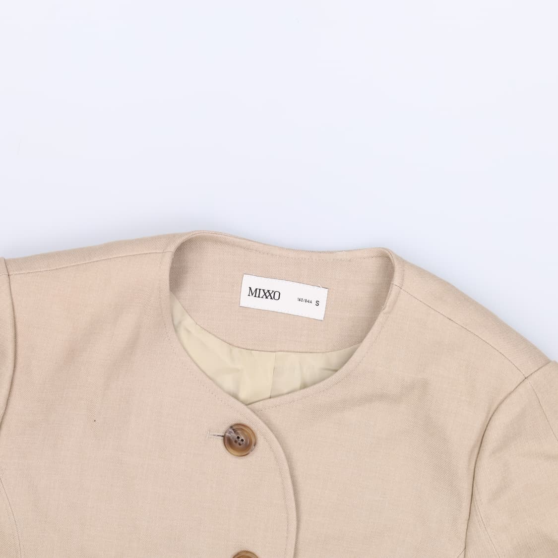 [S] 미쏘 여성 베이지 숏 자켓 1216H1 상품이미지3