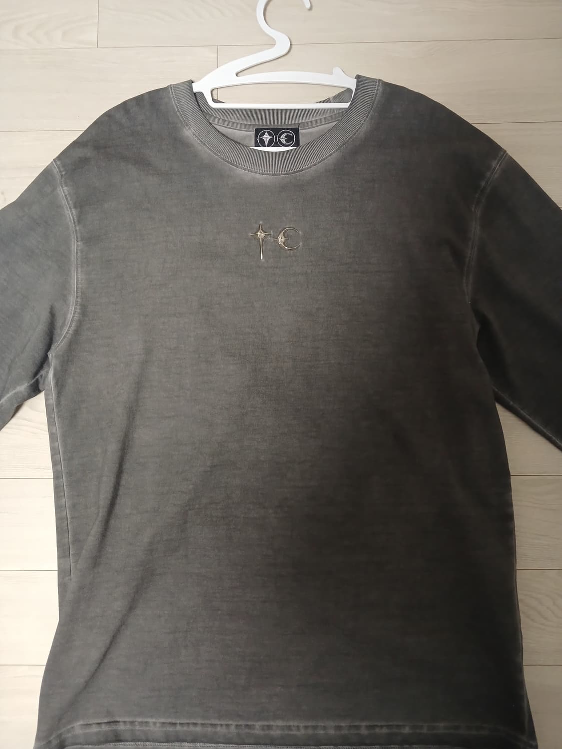 떠그클럽 롱슬리브 차콜 상품이미지5