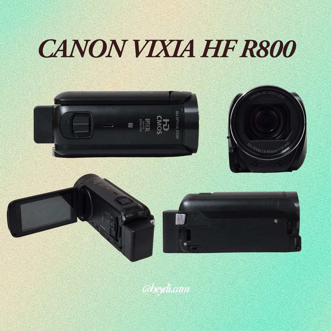 [미품급] 캐논 빅시아 CANON VIXIA HF R800 매트블랙 상품이미지2