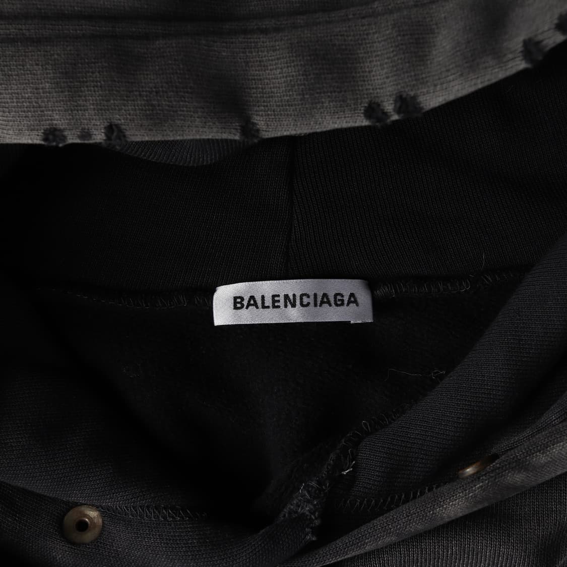 발렌시아가x 파페치 웨일 오버핏 후드티 후디 상품이미지3