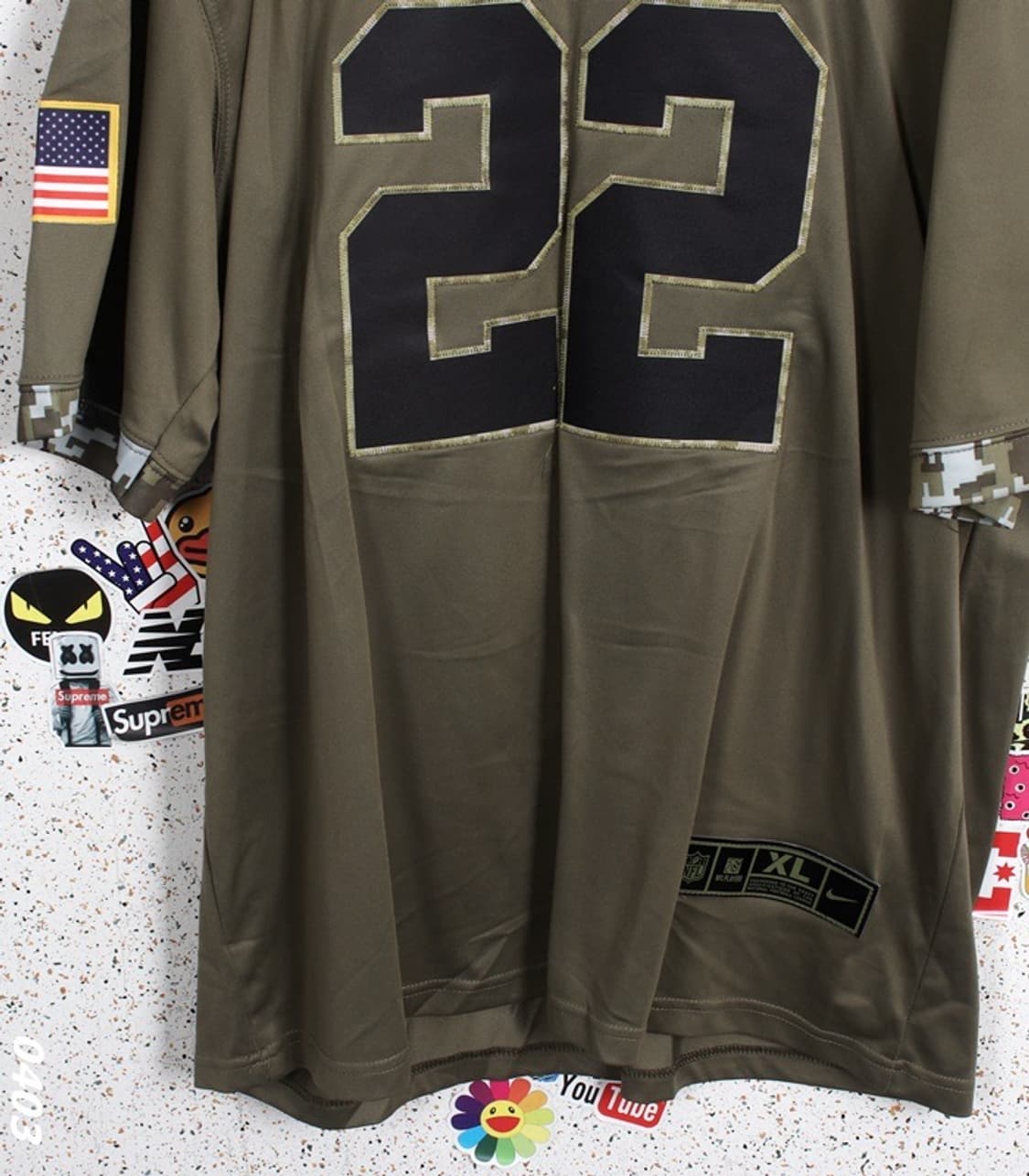 나이키 샌프란시스코 49ERS 크리스천 맥캐프리 리미티드저지27-6 상품이미지3