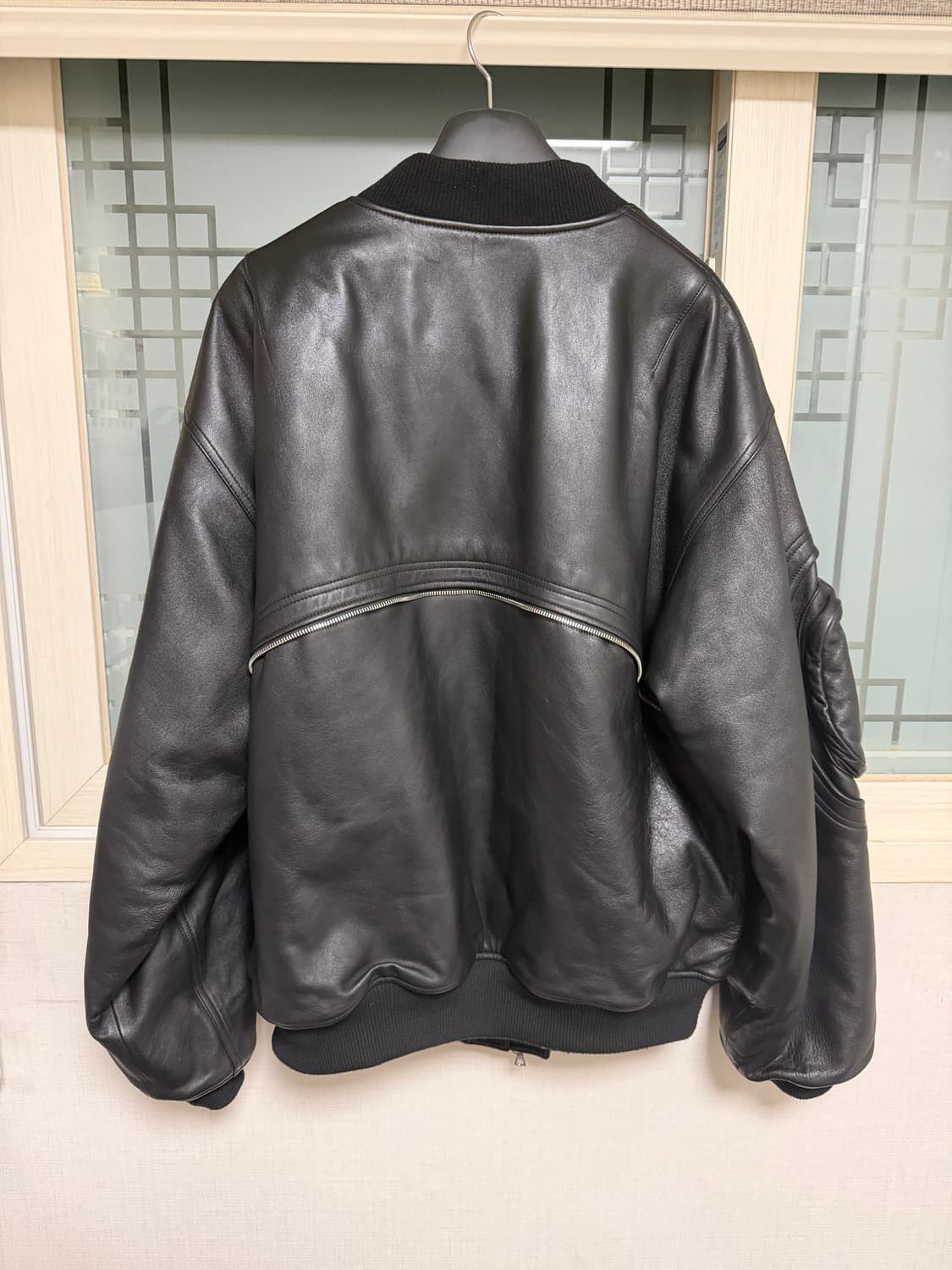 [1]파아카이브 레더 서클 암 자켓 상품이미지2