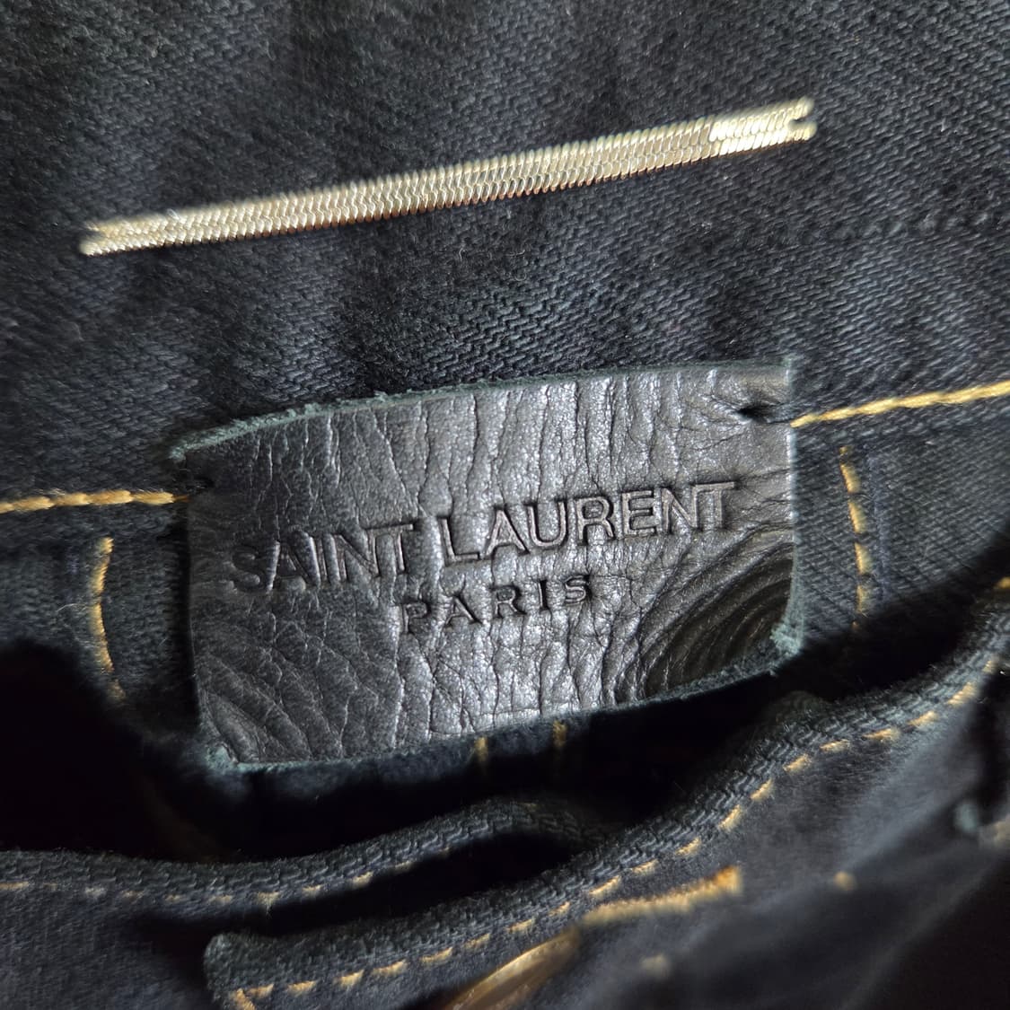 YSL 생로랑 16시즌 디스 블랙진 무파진 상품이미지6