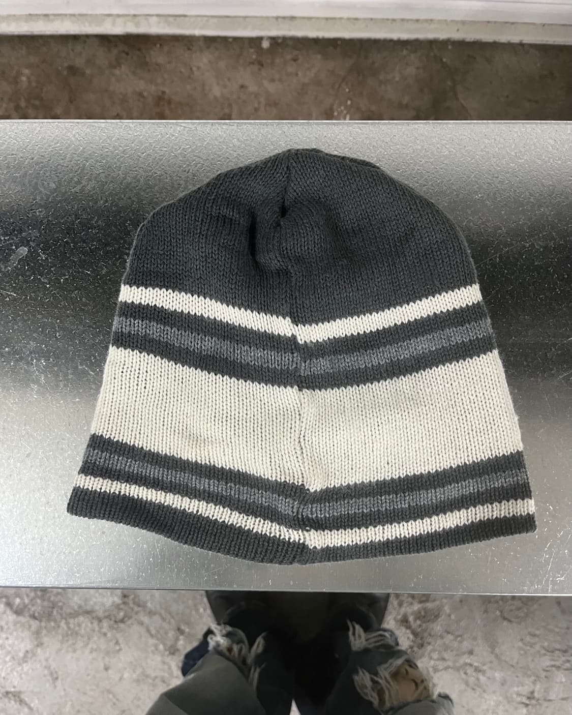 vtg stripe beanie 상품이미지4