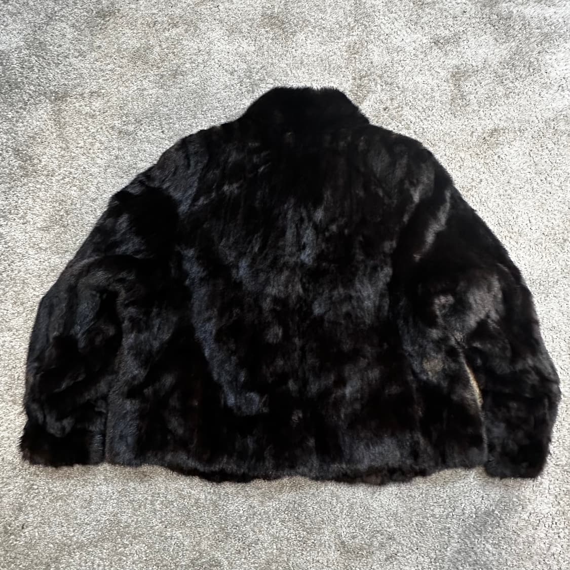 캐나다 빈티지 블랙브러운 사가밍크 퍼자켓M 상품이미지8