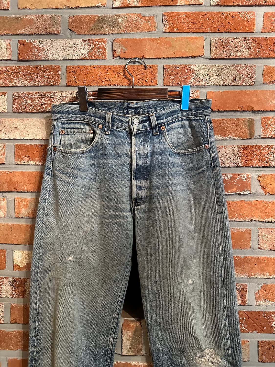 80s USA 빈티지 리바이스 501 데님 팬츠 상품이미지2