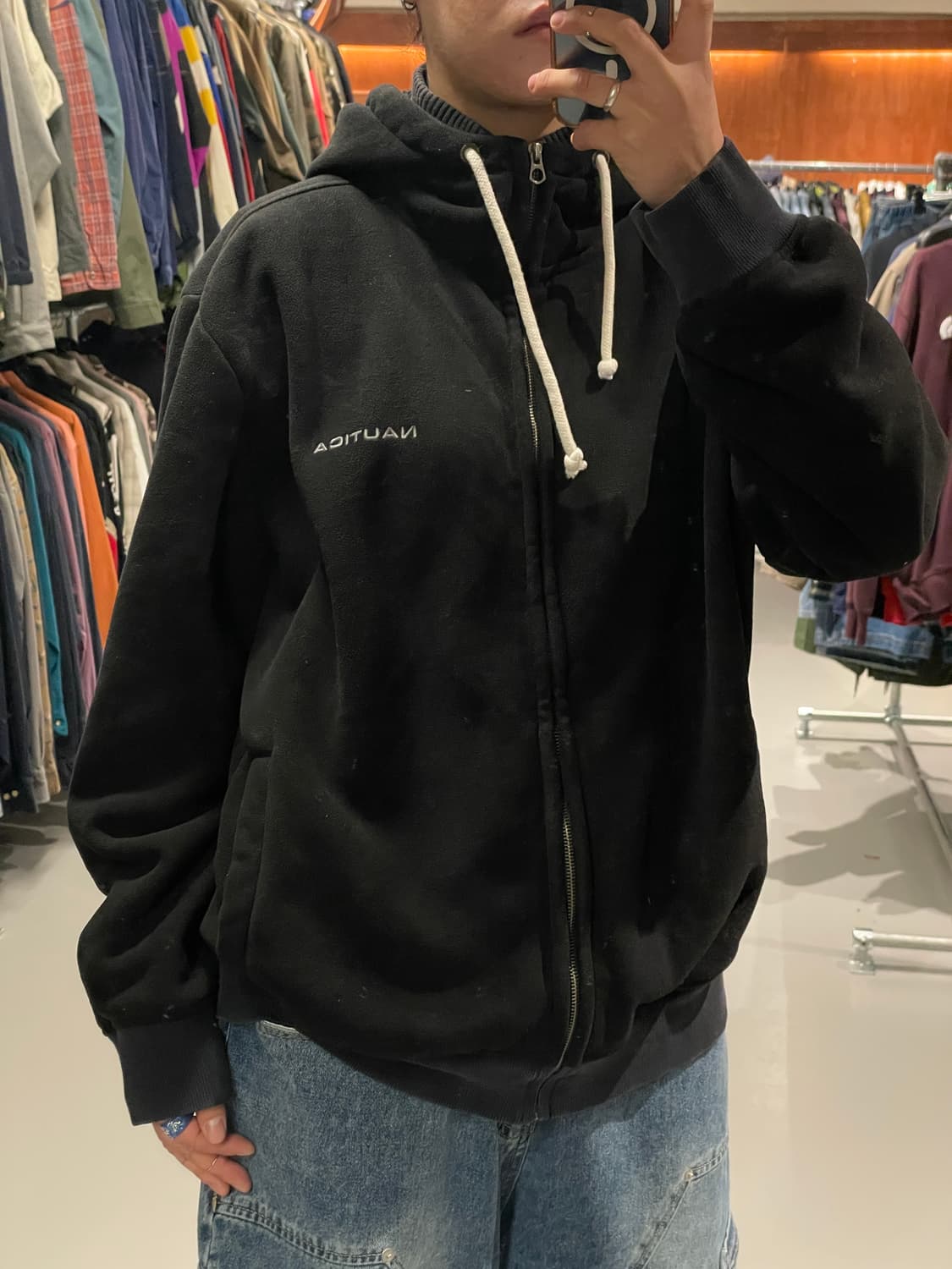 노티카 플리스 후드 집업 상품이미지5