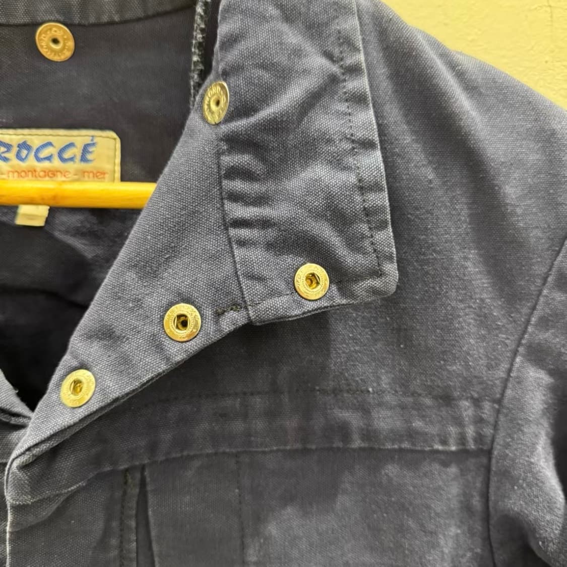 50s-80s 프렌치 워크자켓 (선 페이드 / 스탠드 카라) 상품이미지4