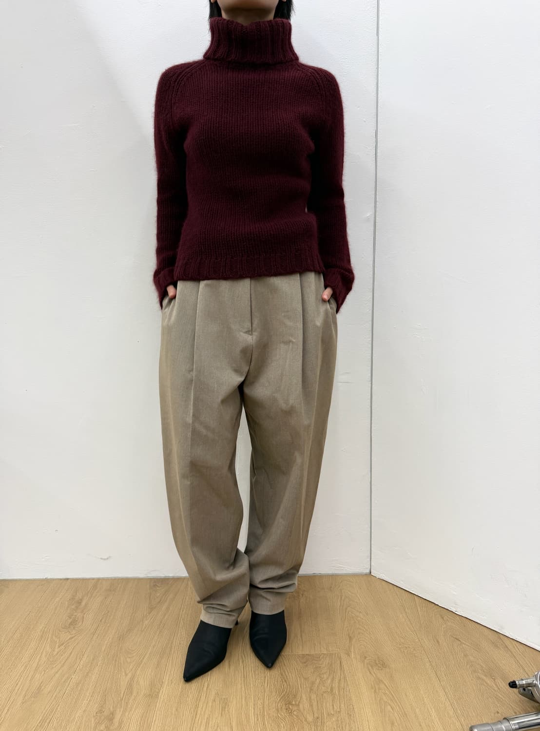 dragon blues baggy fit wool pants  상품이미지3