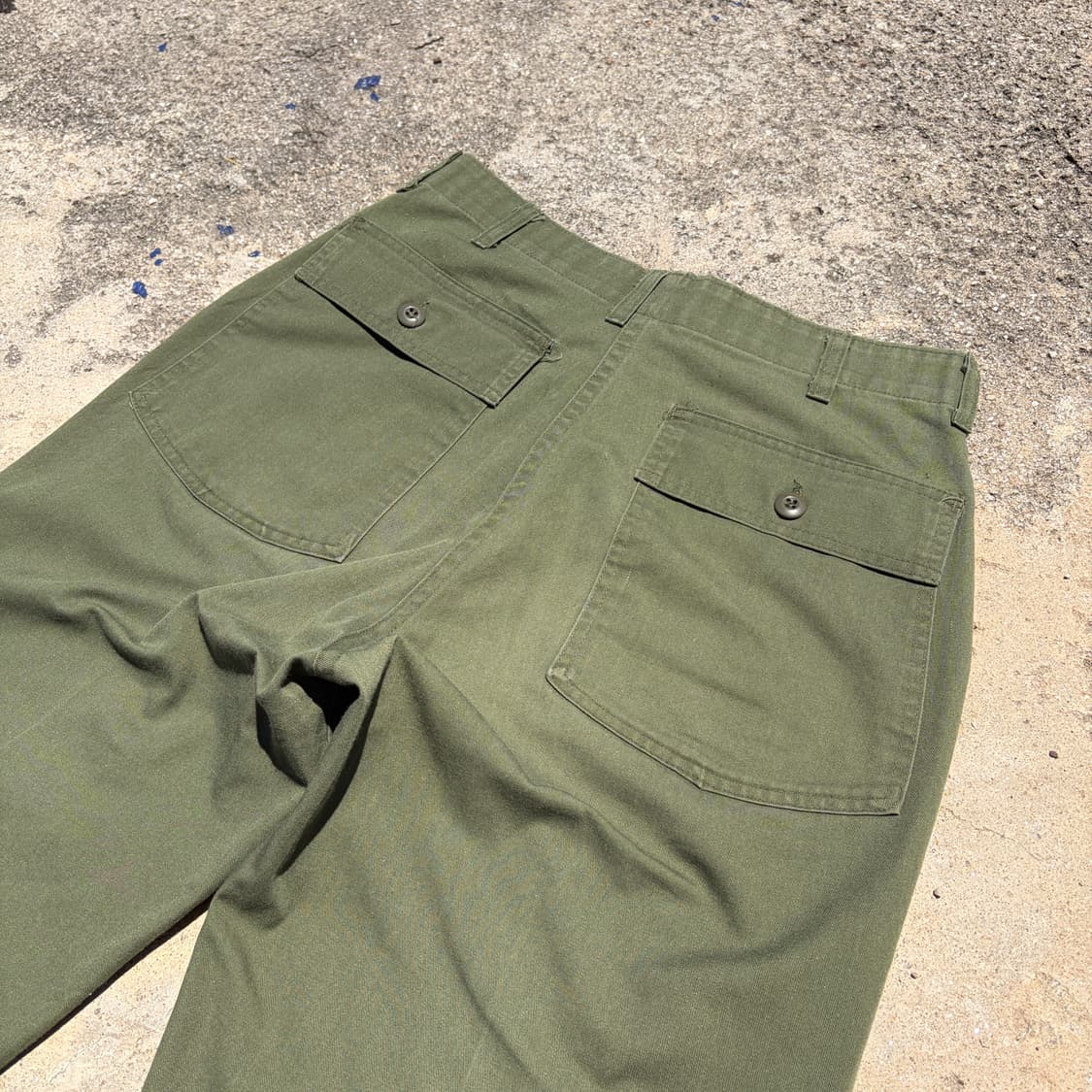 70s-80s US ARMY OG-507 퍼티그 팬츠 32 상품이미지9