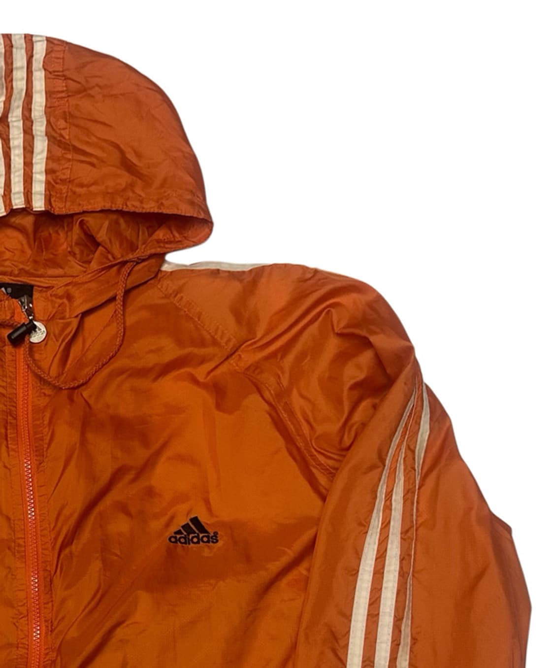 아디다스 00s 퍼포먼스로고 오렌지후드바람막이 L 상품이미지2