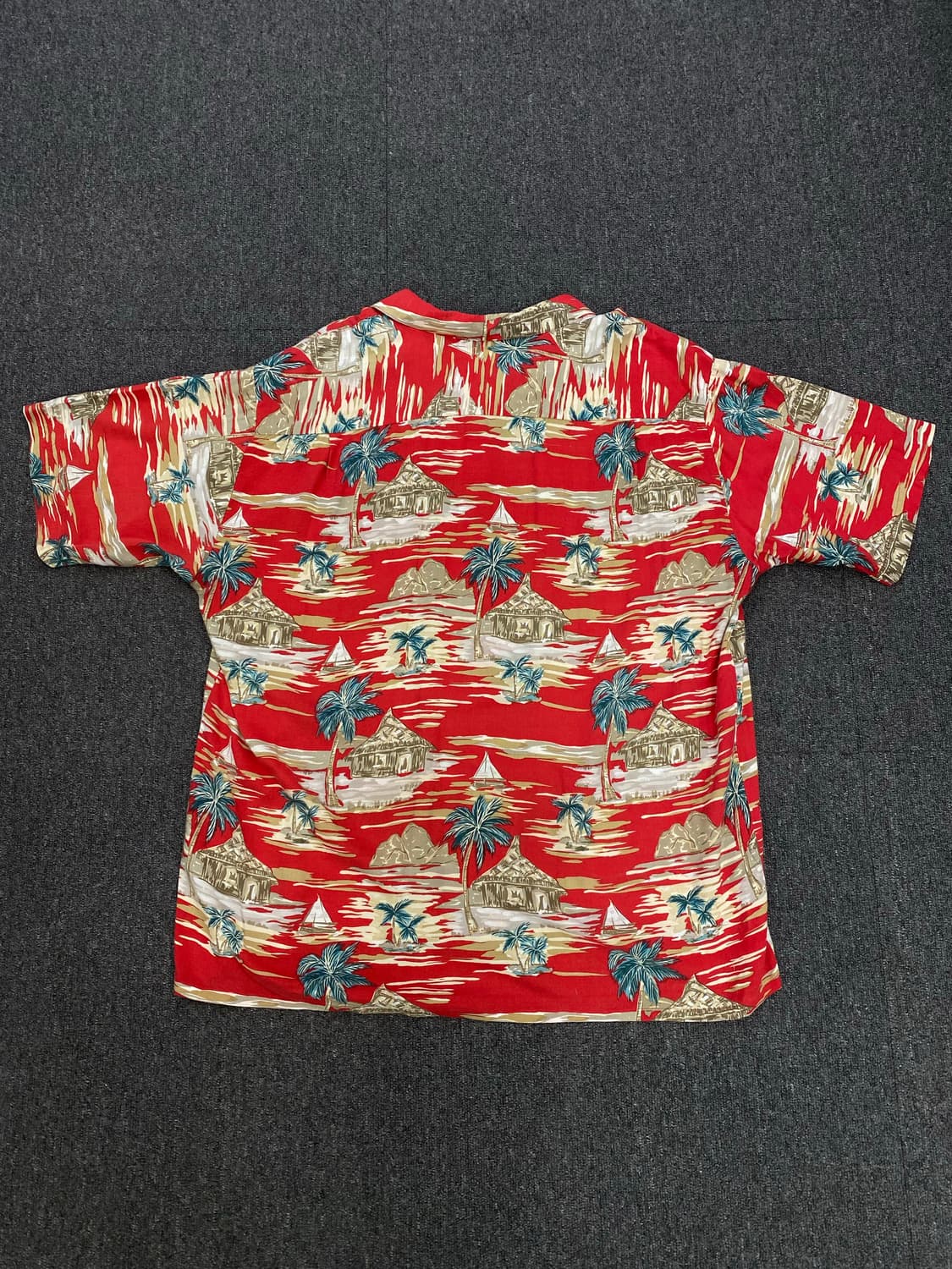 빈티지 하와이안 반팔 셔츠 상품이미지4