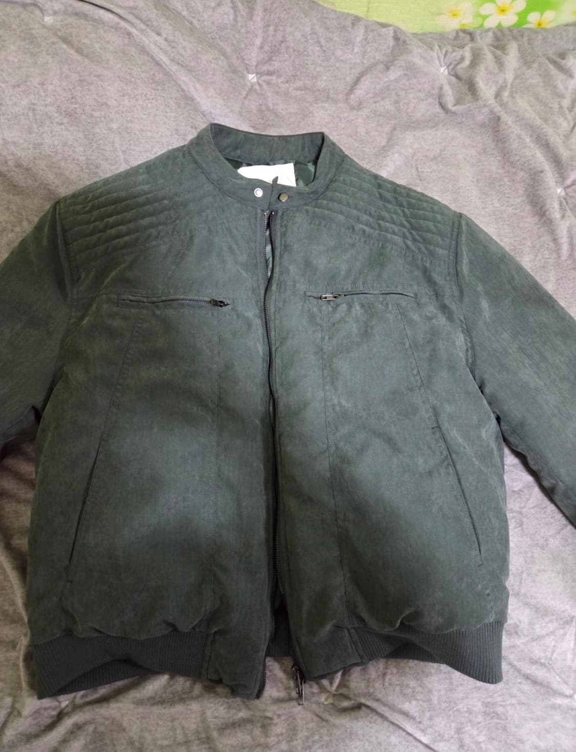 스웨이드 봄버 자켓 상품이미지1