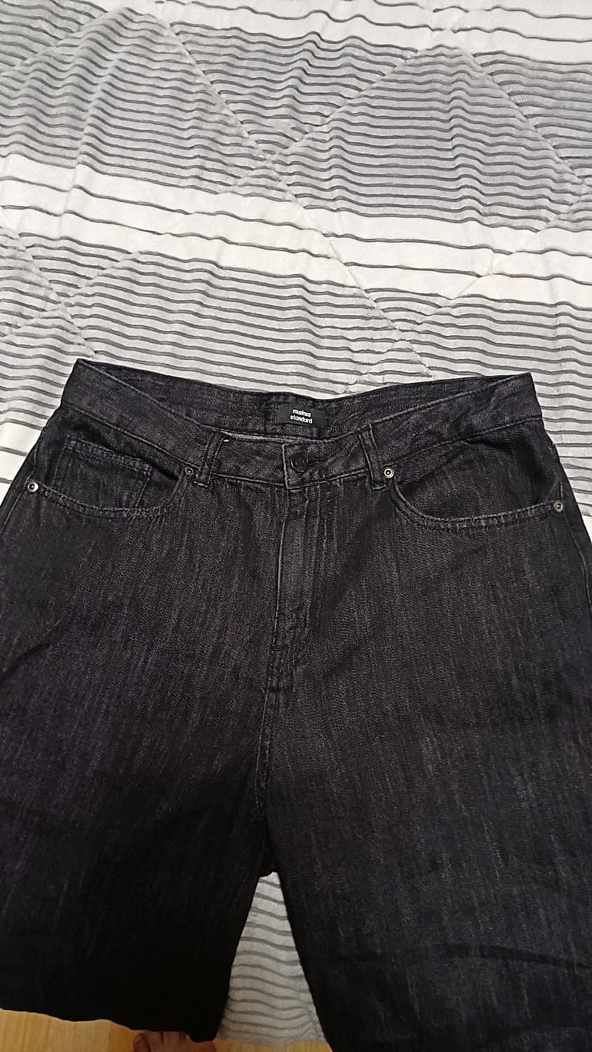 무신사 와이드 얇은데님팬츠 33인치 기장105 상품이미지2