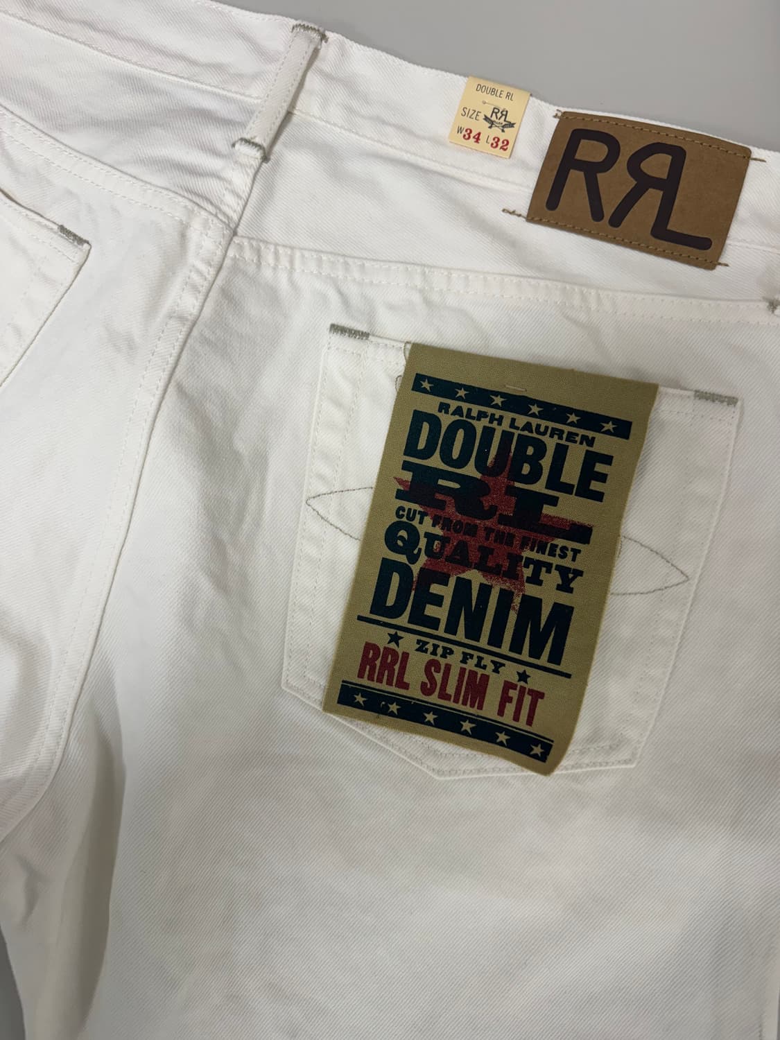 RRL 슬림핏 에크루 데님 상품이미지3