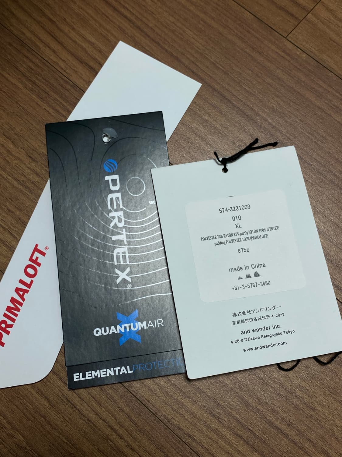 앤드원더 탑플리스자켓 블랙 XL 상품이미지4