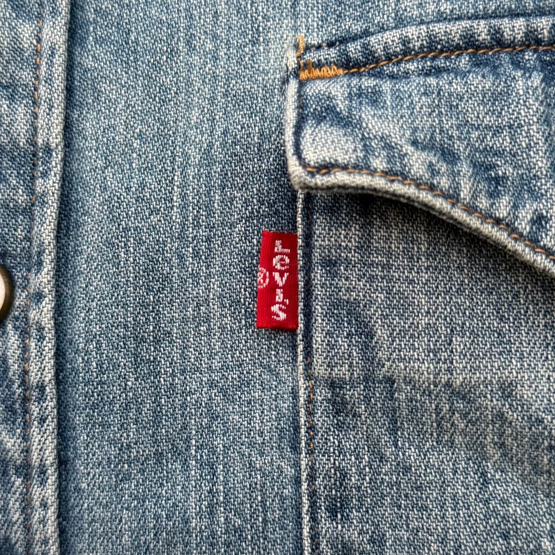 리바이스 데님 웨스턴 셔츠 S 상품이미지10