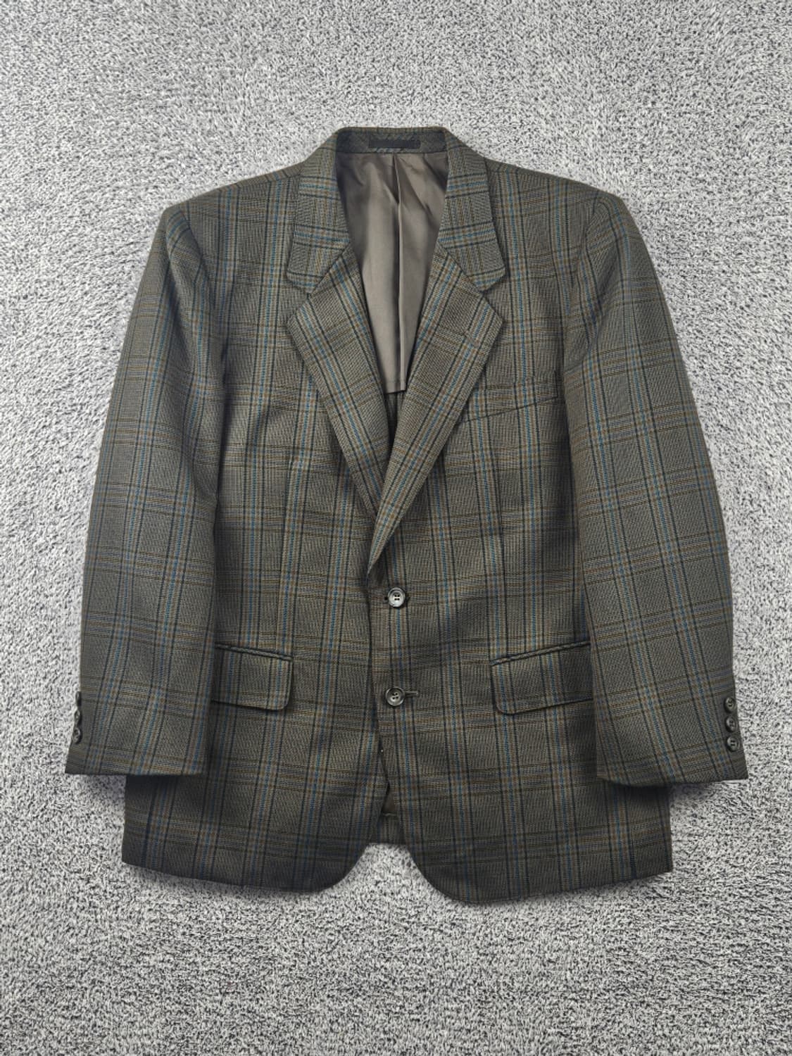 SOLED'ORO 체크 블레이저 자켓 ( M 추정 ) / 11249 상품이미지2