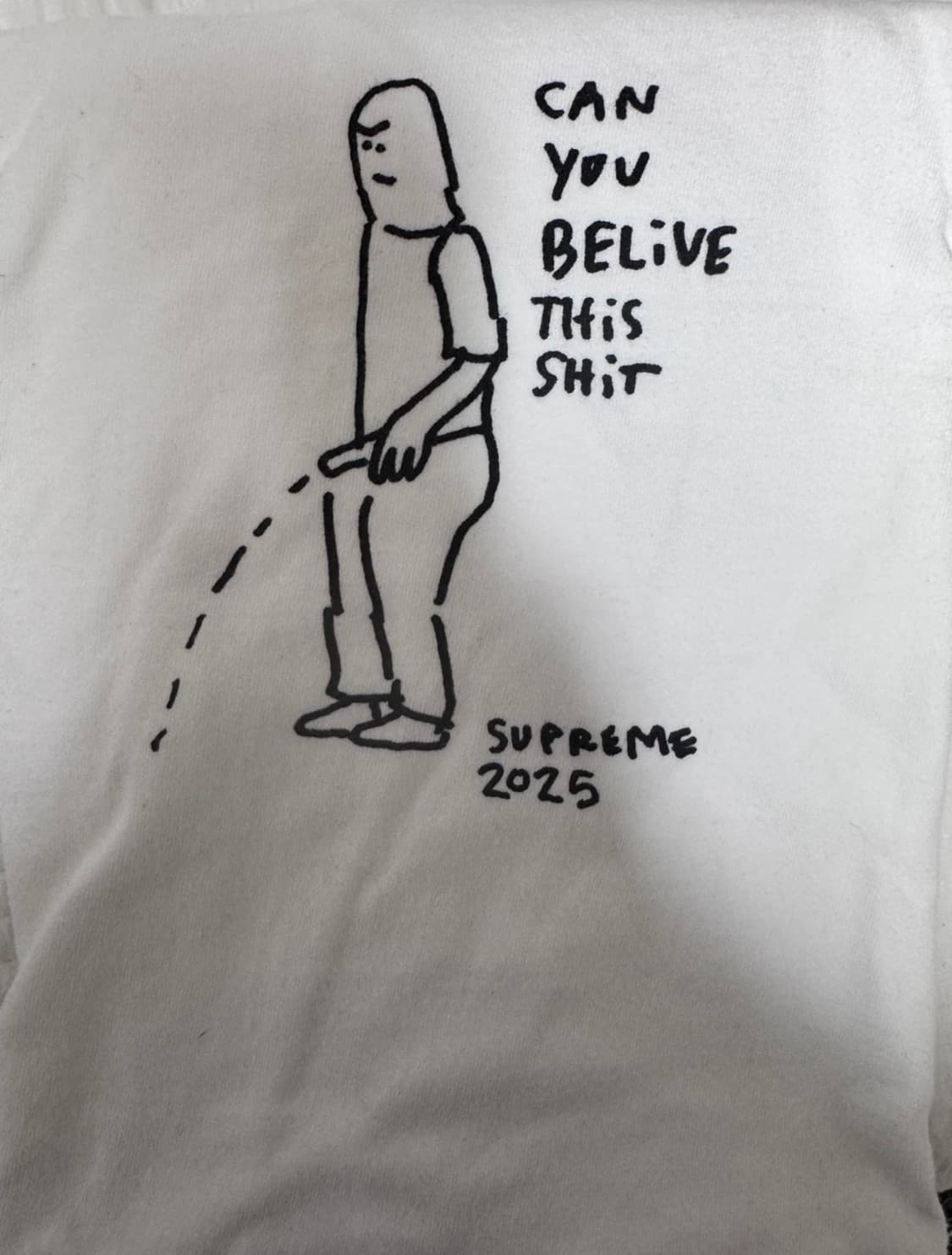 슈프림 pee 반팔 L 상품이미지2