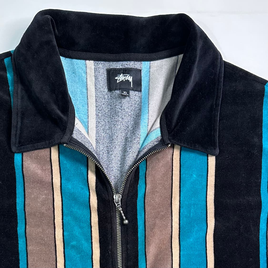 스투시 벨루아 스트라이프 풀 집업  상품이미지6