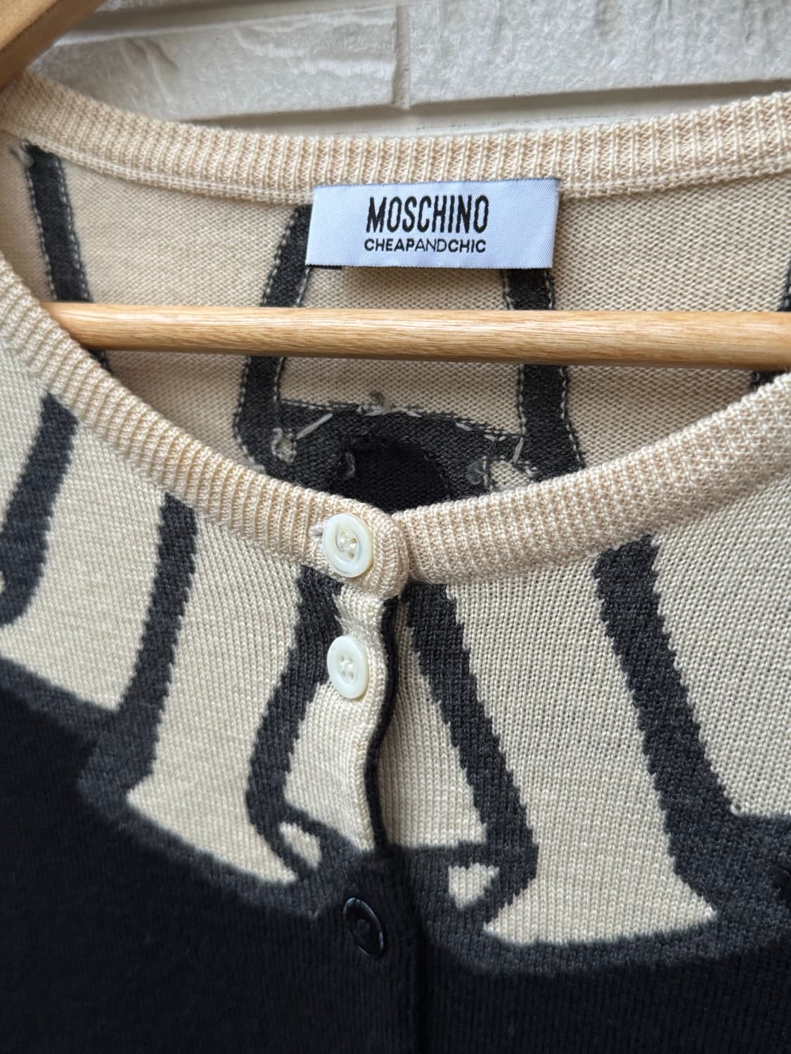 모스키노 트롱프뢰유 가디건 상품이미지3