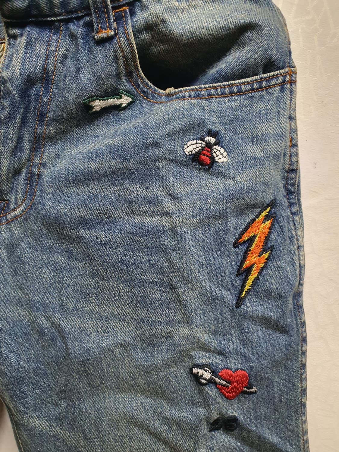 구찌 캐릭터 데님진 32 상품이미지3