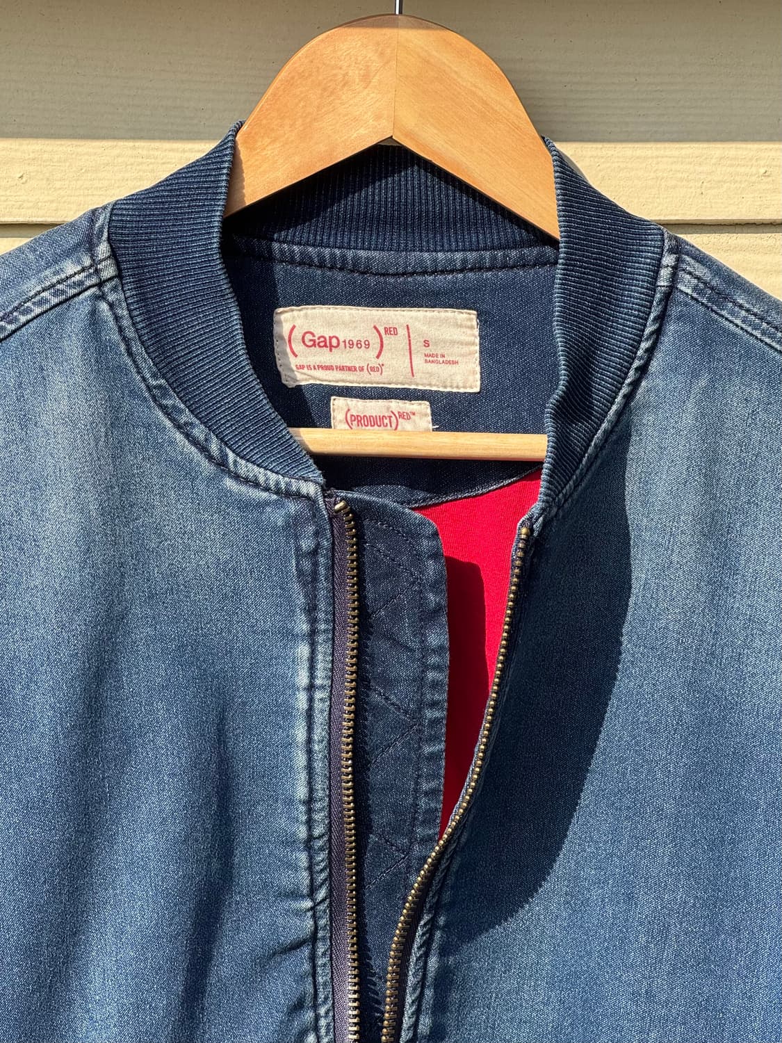 올드 갭 데님 봄버 자켓 상품이미지7