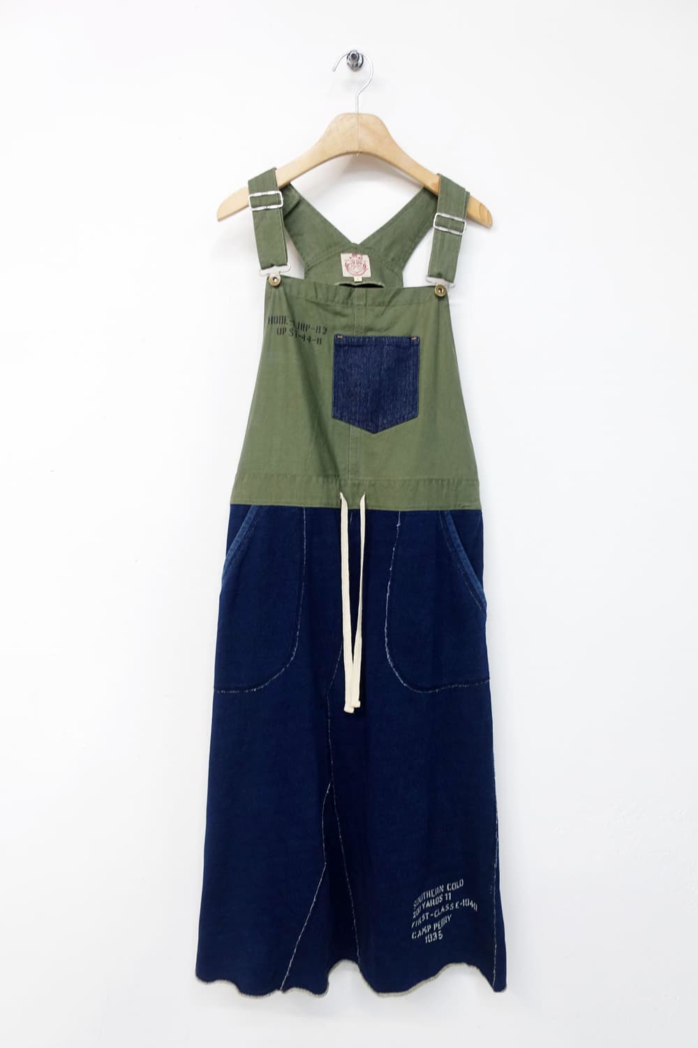 POLPO VINTAGE by LIME.INC 밀리터리 오버롤 원피스 상품이미지4