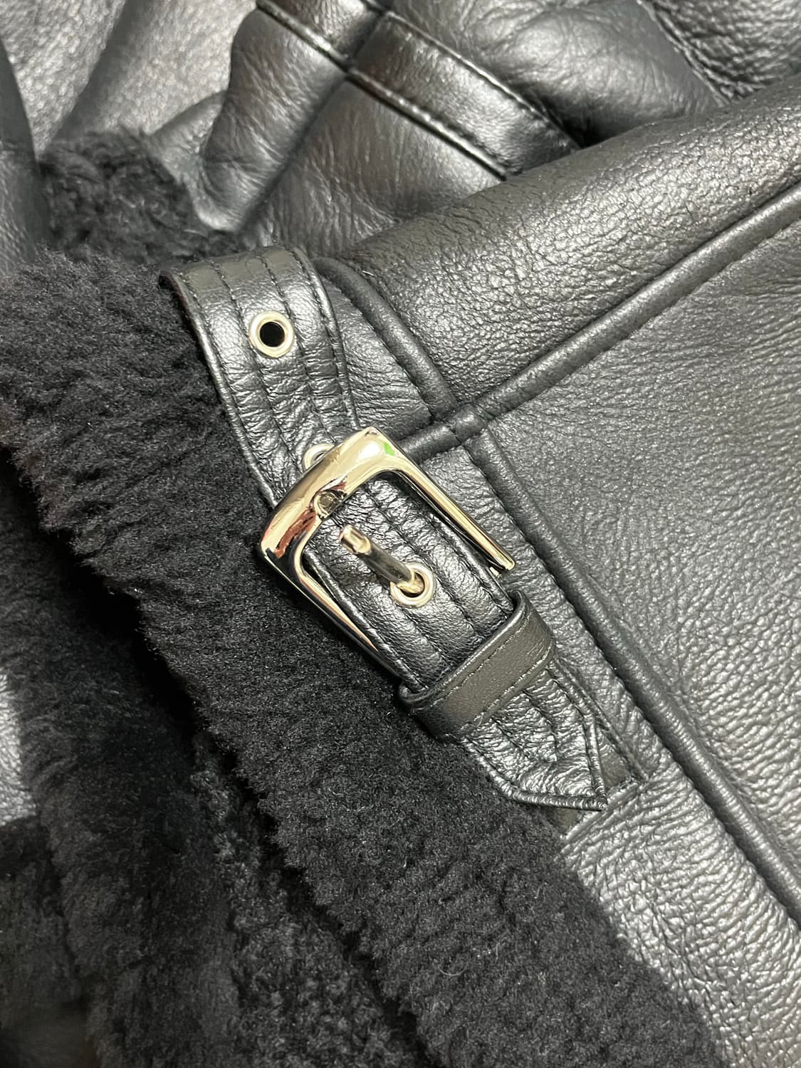 [105-110] B-3 무스탕 남자 리얼레더 자켓 폭격기 무톤자켓 상품이미지7