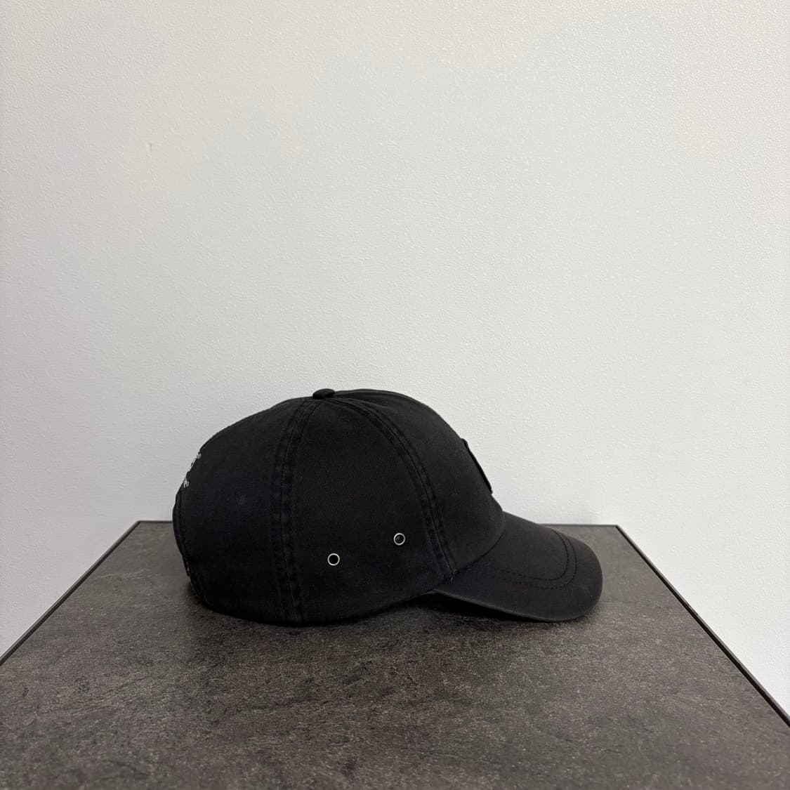 (OS) 슈프림 팀버랜드 6패널 볼캡 모자 워시드 블랙 상품이미지3