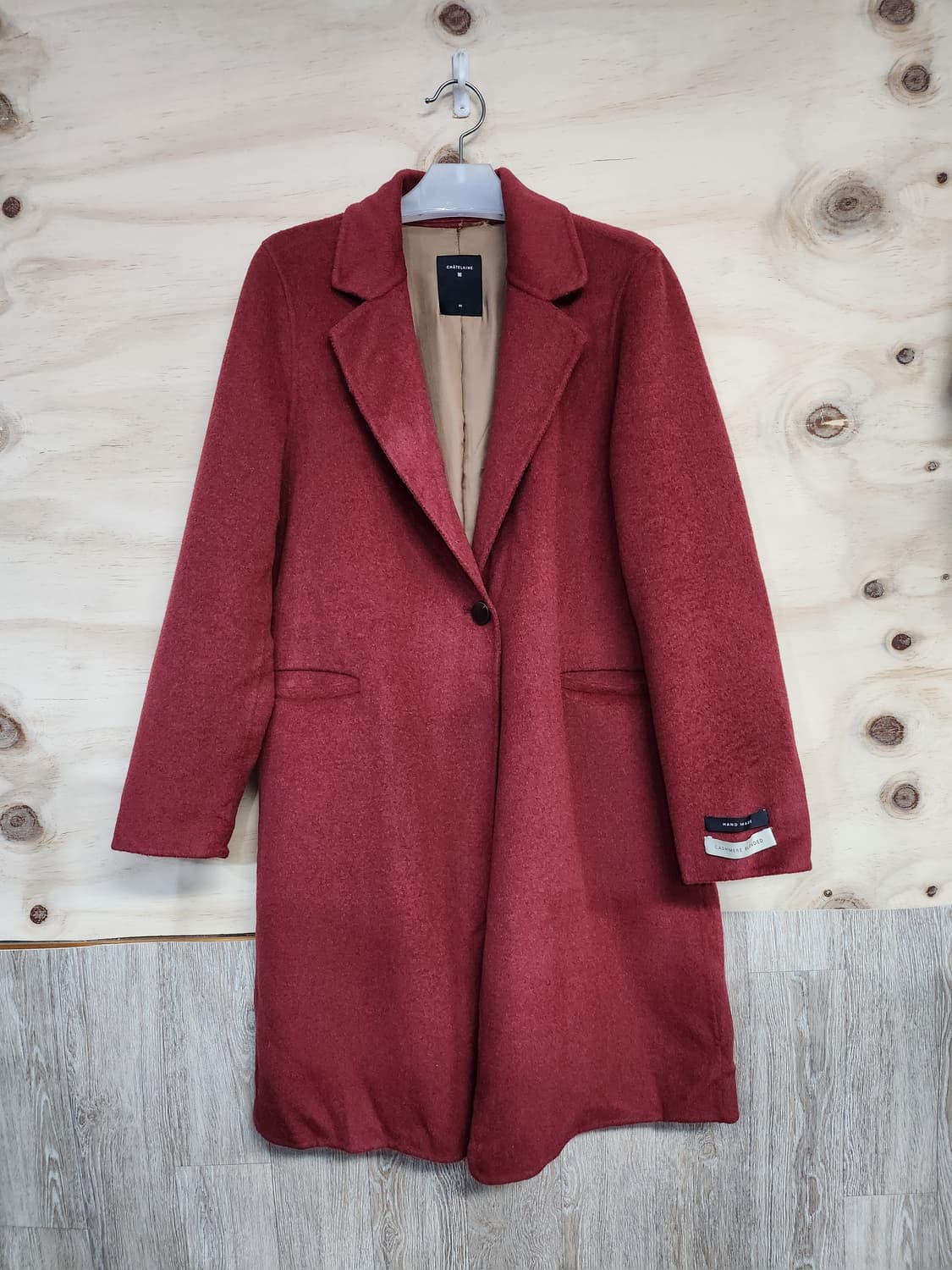 494) 샤트렌 CHATELAINE 캐시미어블랜드 코트 상품이미지1