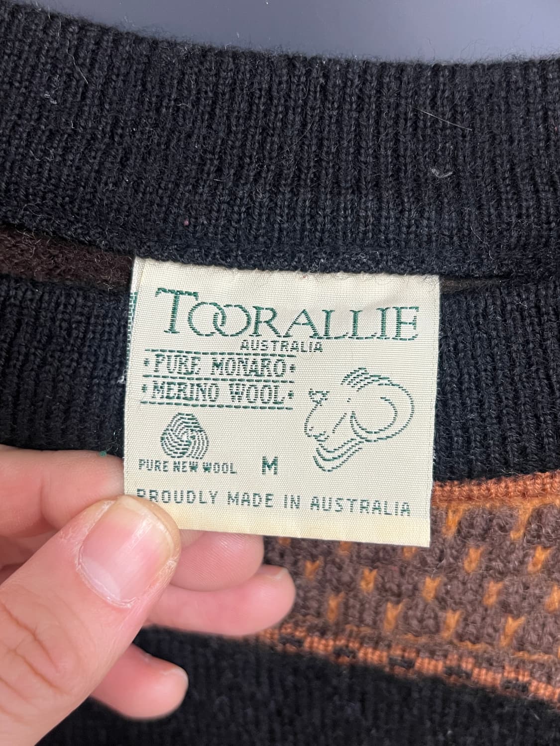 Toorallie Vintage 툴라리 빈티지 케이블 꽈배기 니트 상품이미지4