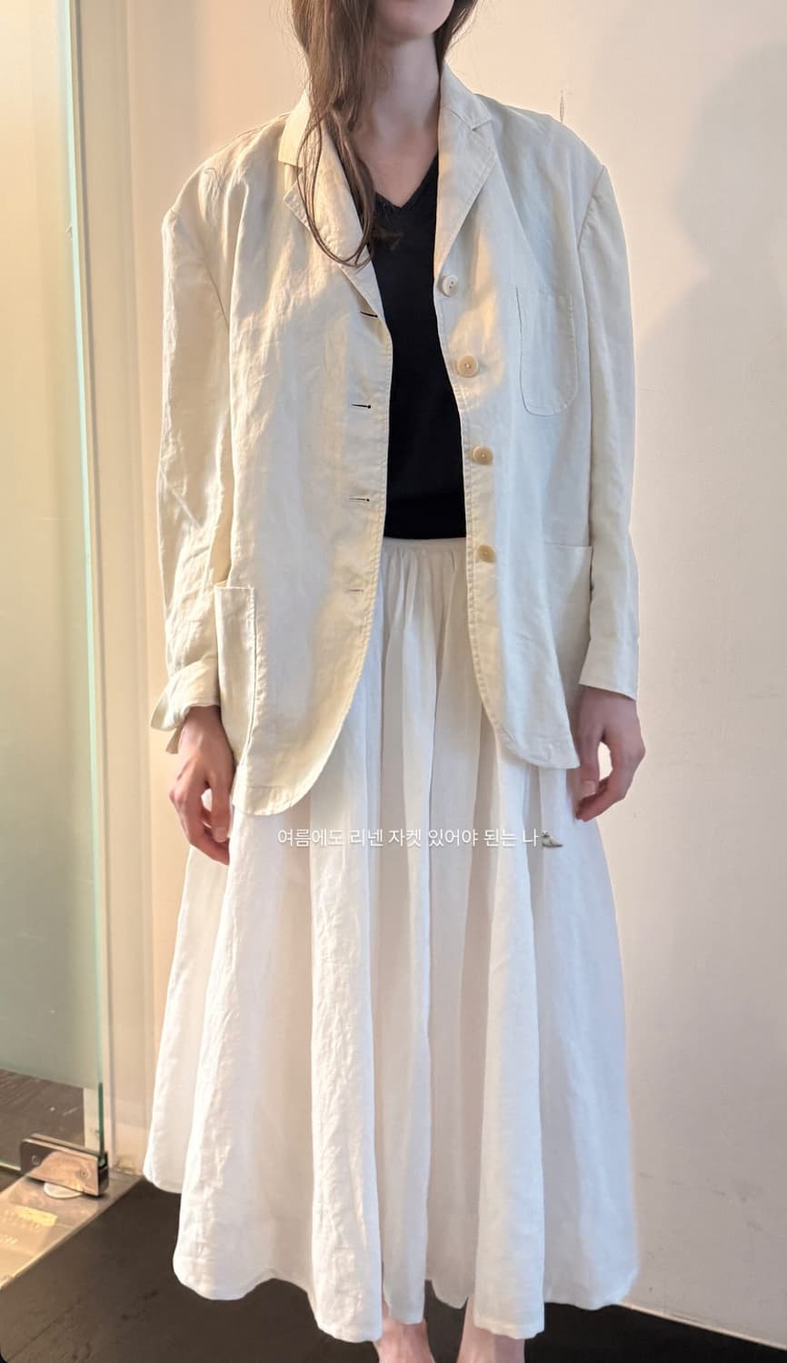 낫띵리튼 린넨 플레어 스커트 상품이미지3