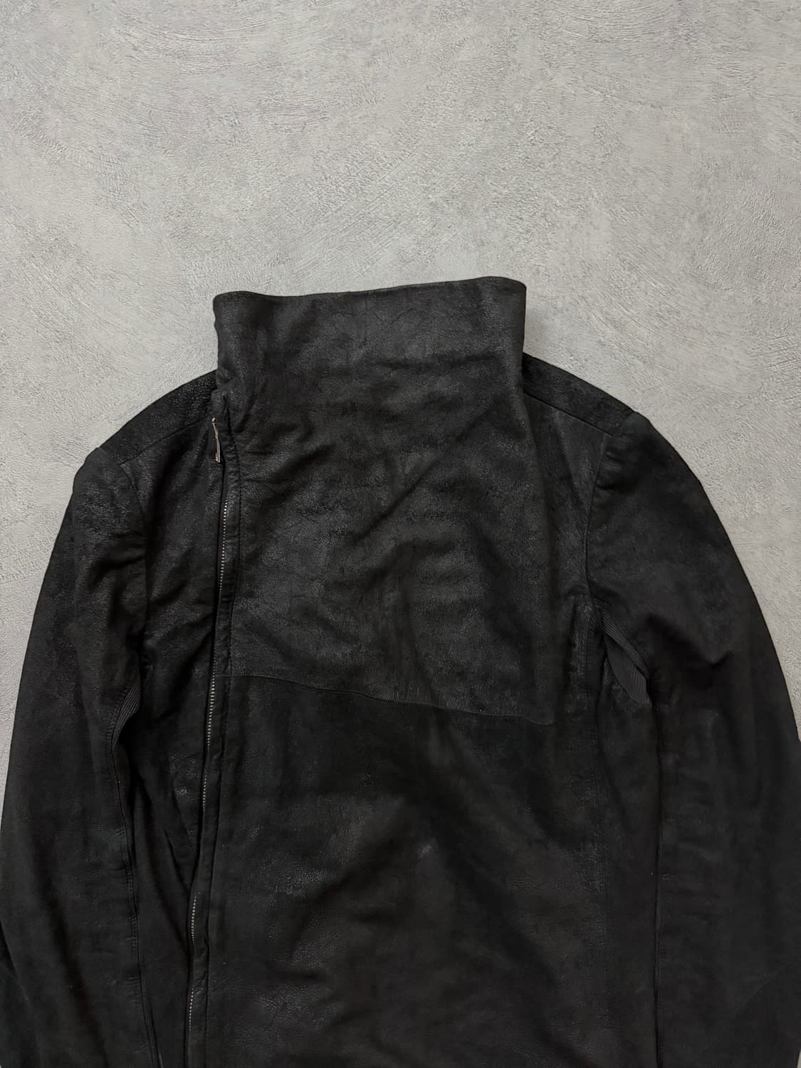 13FW 릭오웬스 하이넥 램스킨자켓 상품이미지3