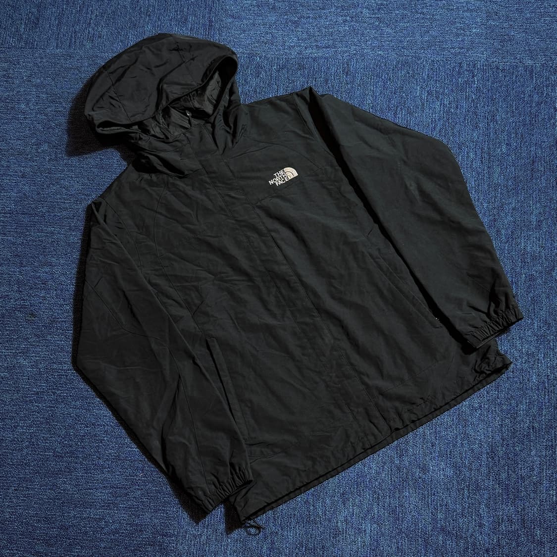 노스페이스 블랙 바람막이 후드자켓 상품이미지1