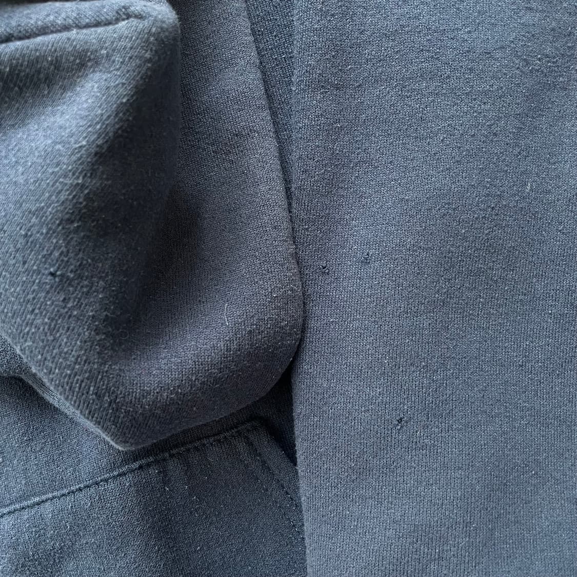 빈티지  러셀 애슬레틱 후드 네이비(옐로) made in usa  상품이미지5