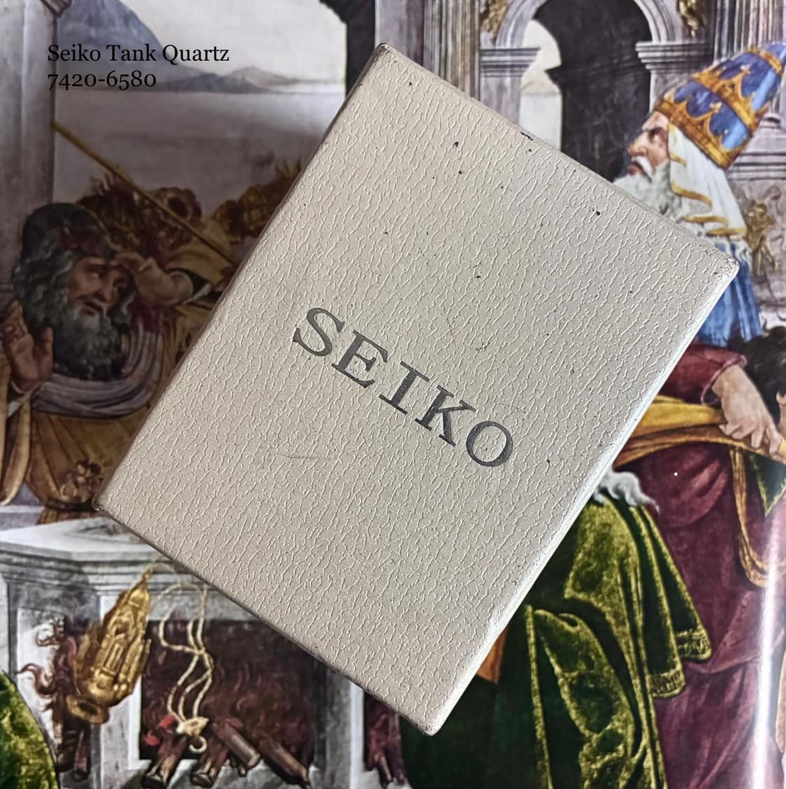 Seiko Tank Roman Quartz Watch 상품이미지7