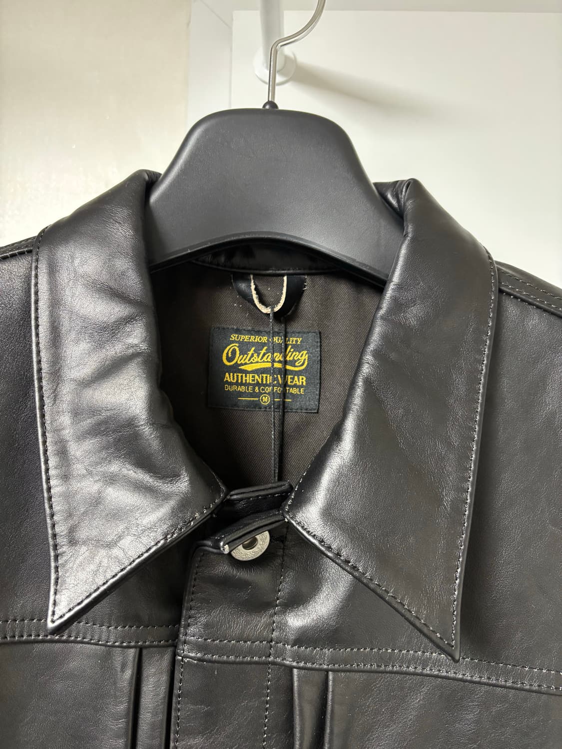 아웃스탠딩 티코어 카우 레더자켓 10주년 상품이미지2