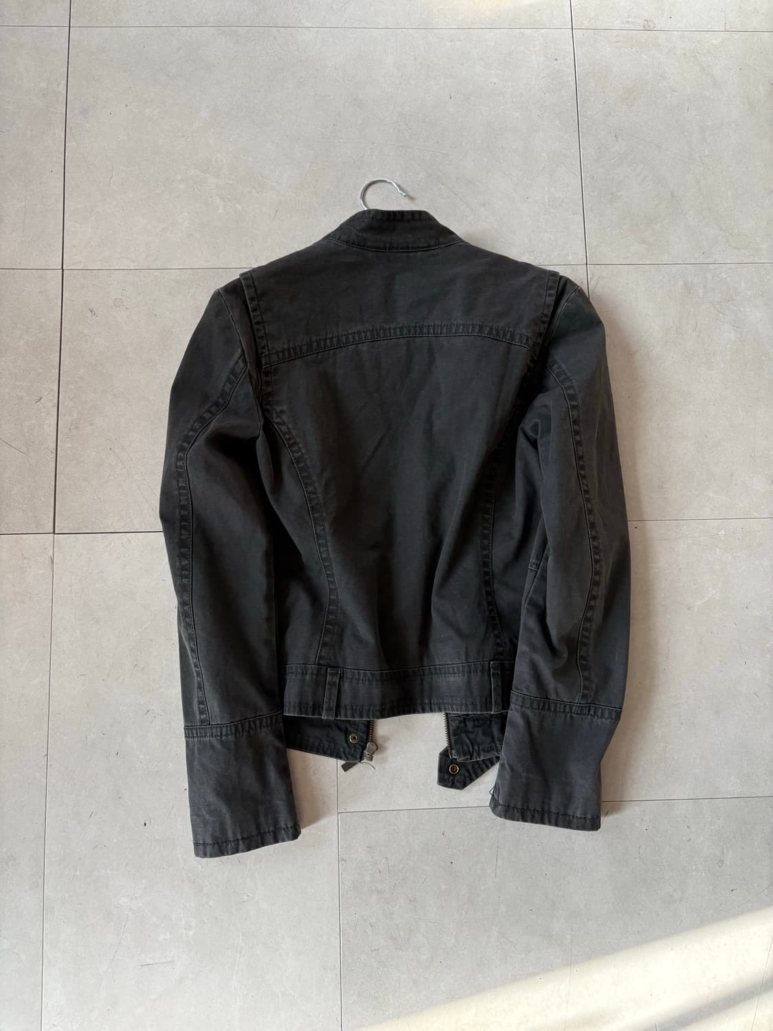 빈티지 그레이 넥버튼 자켓 상품이미지7