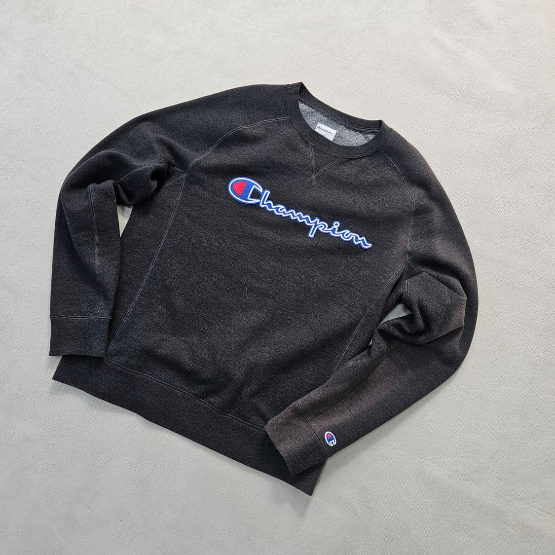 L 챔피온 스크립트 로고 맨투맨 0319Y 상품이미지1