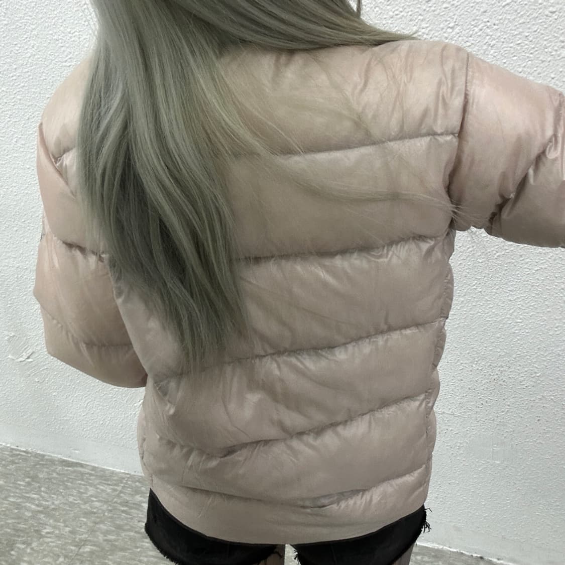 몽벨 800 파스텔 핑크 경량패딩 M 상품이미지3