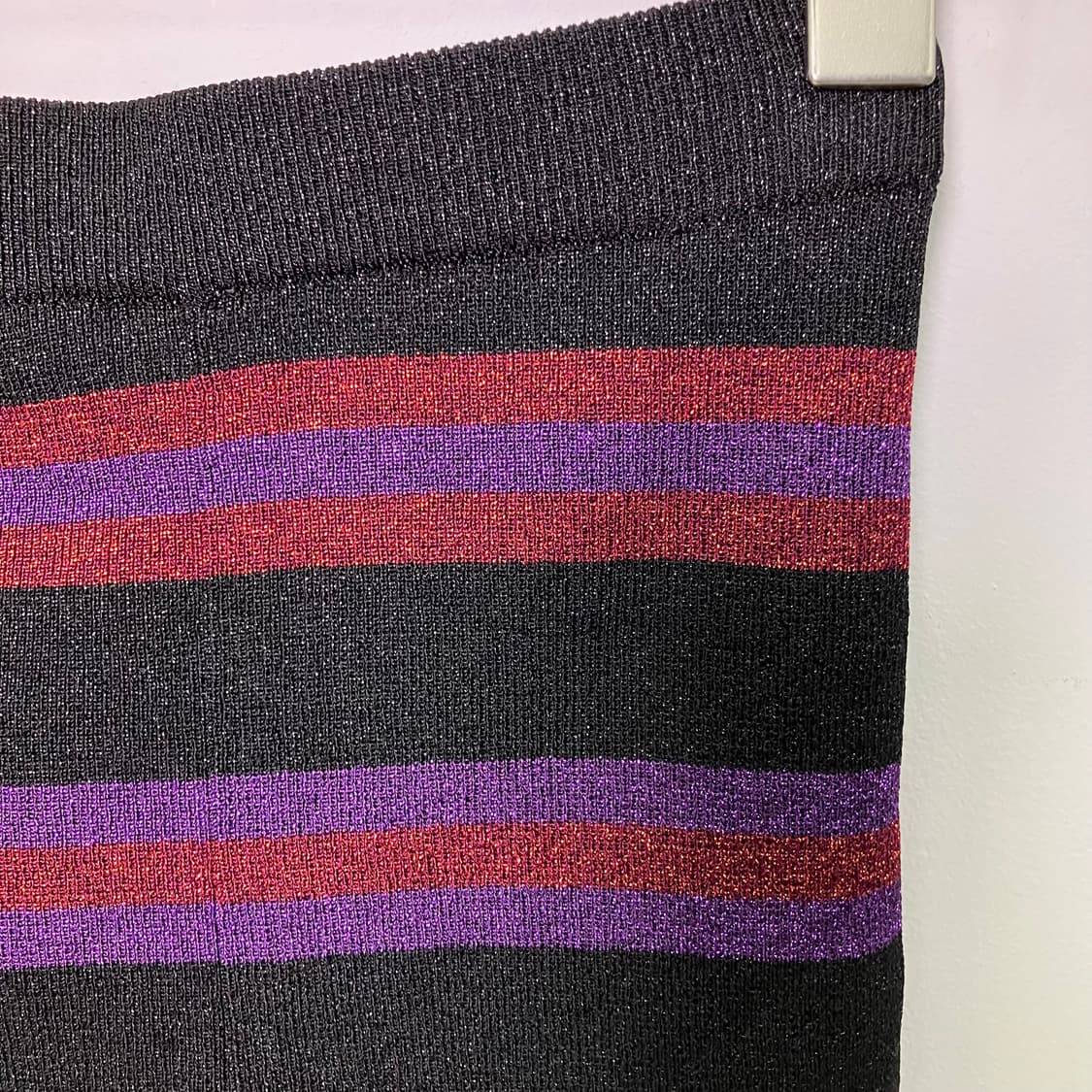 발렌티노 메탈릭 스트라이프 니트 쇼츠 S 상품이미지5