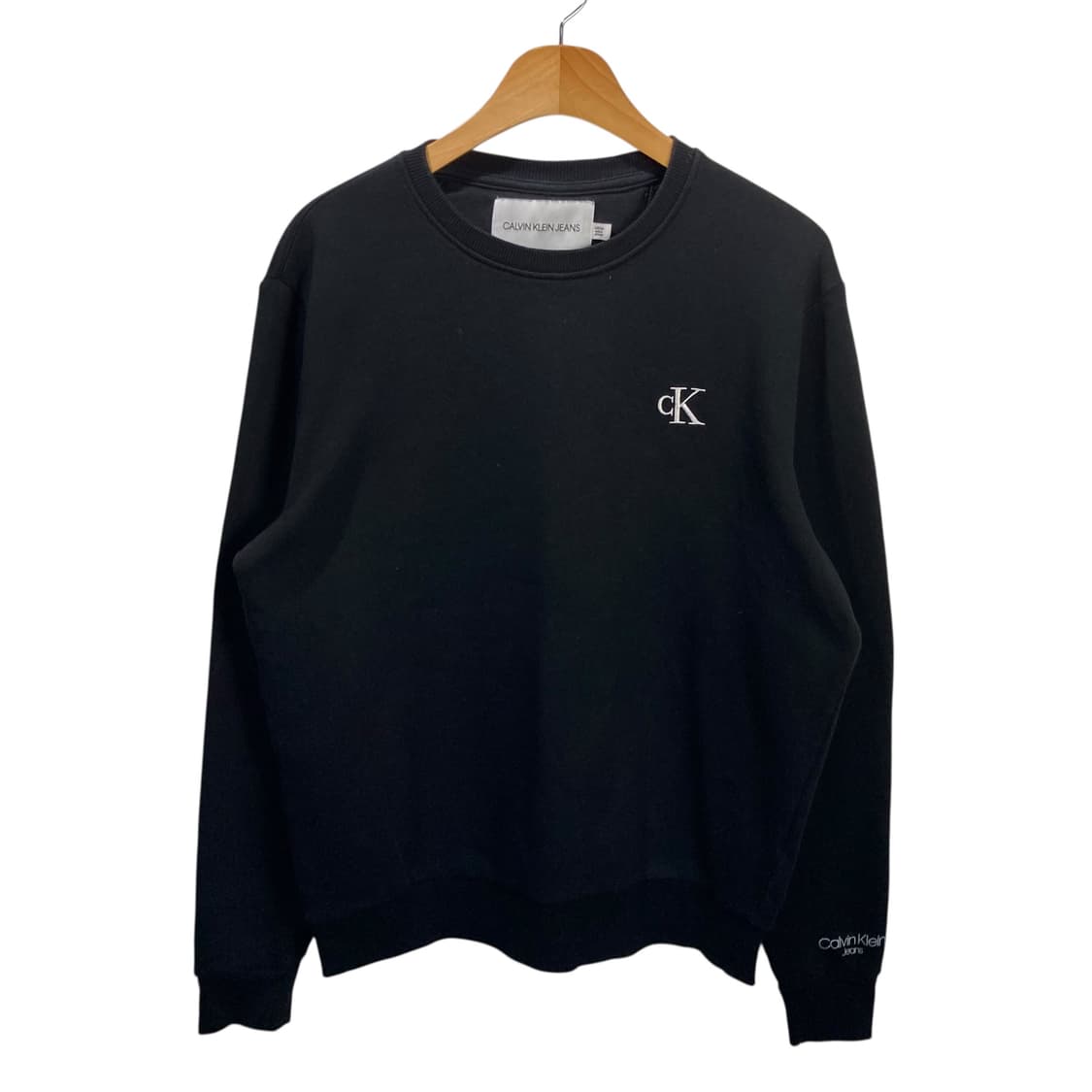 캘빈클라인 진스 블랙 맨투맨 상품이미지2