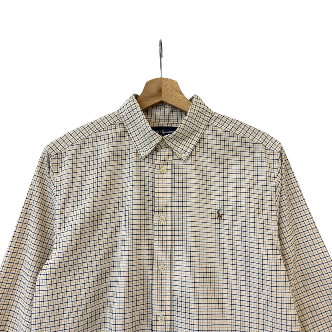 폴로 우먼 옥스포드 체크 셔츠 M  상품이미지2