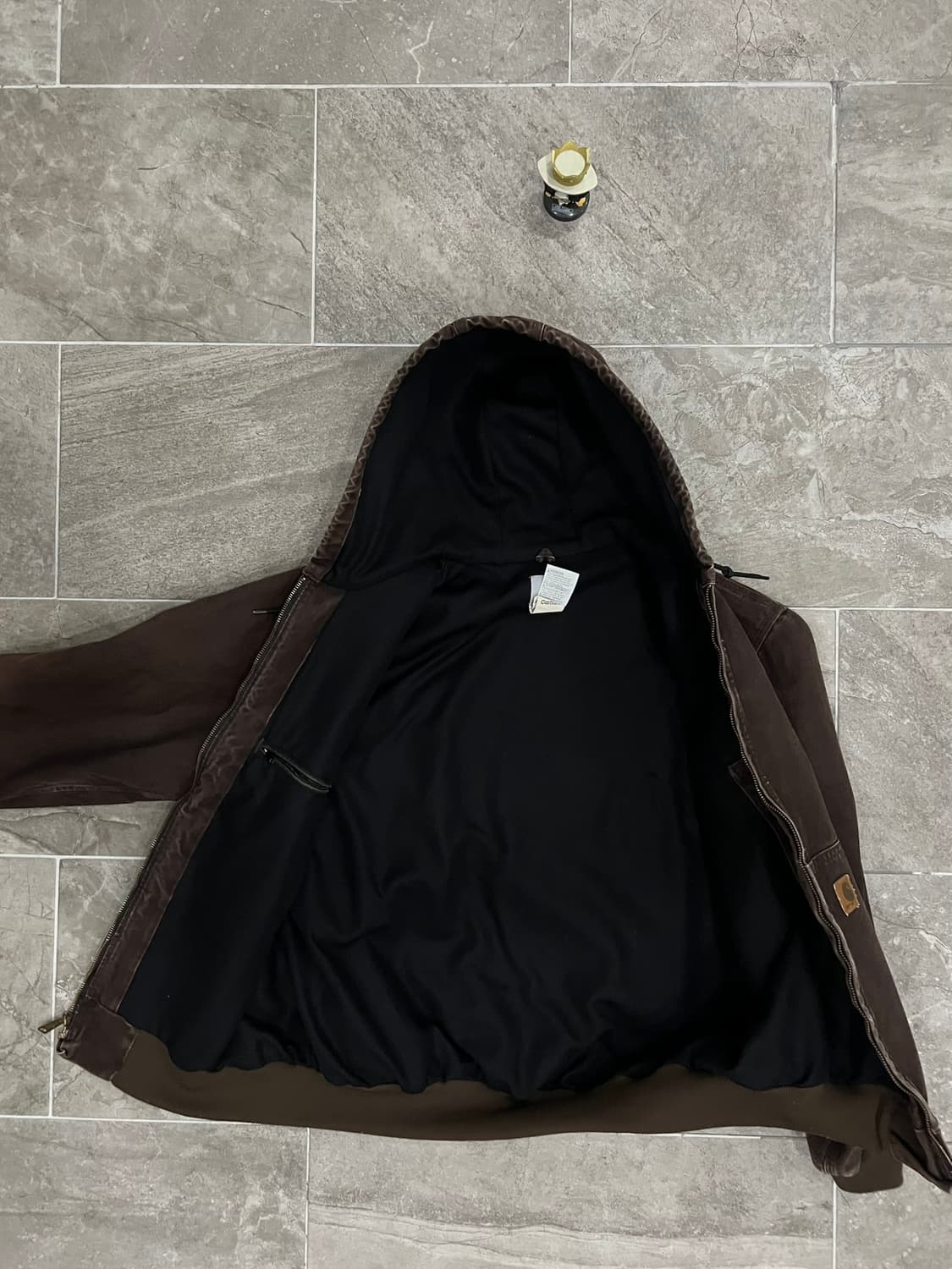 (XL) 칼하트 후드 덕 액티브 자켓 J25 DKB 다크브라운 상품이미지3