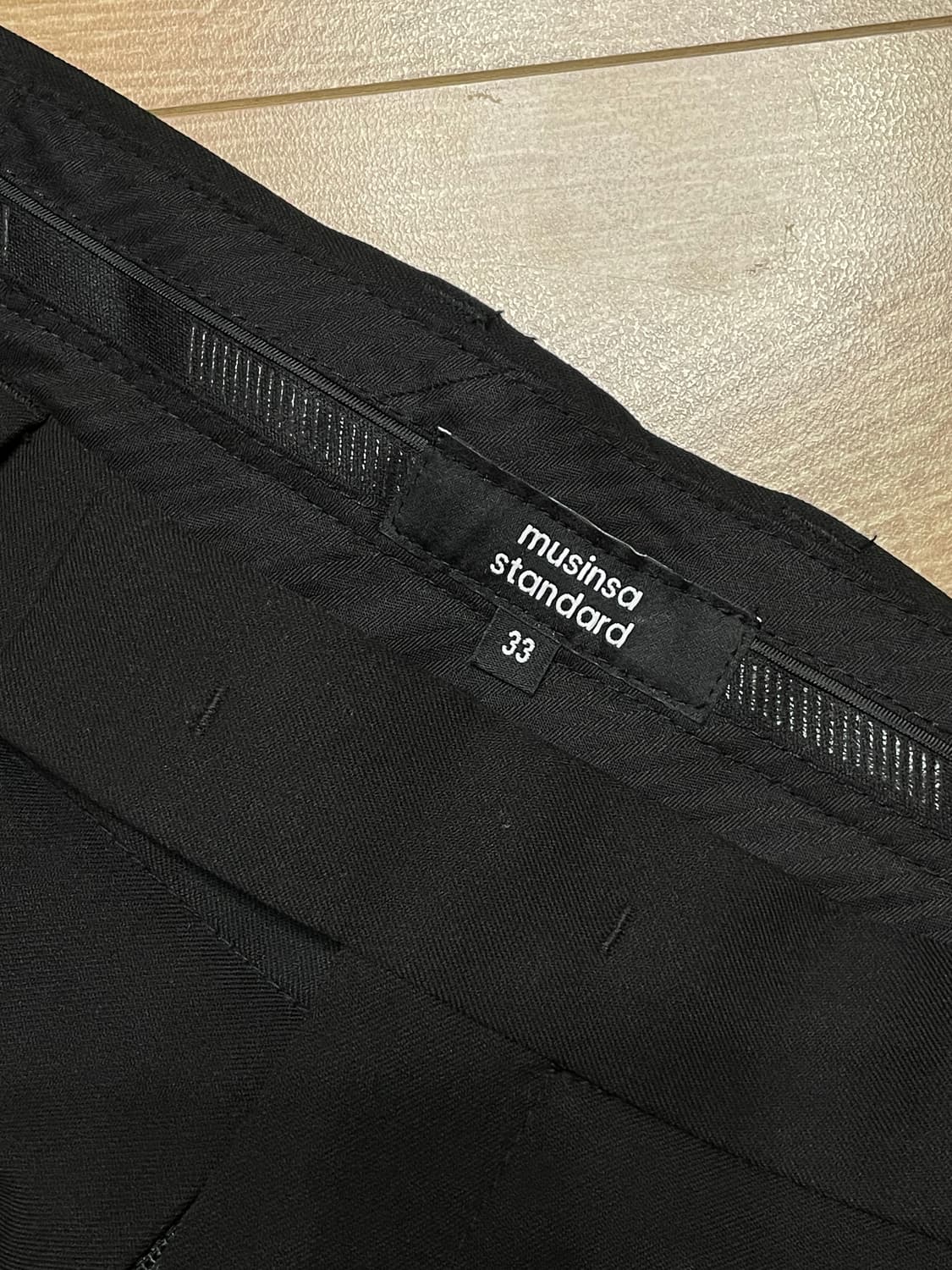 무신사 스탠다드 와이드 슬랙스 33 상품이미지2