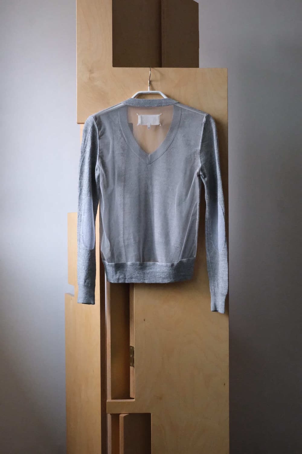 Maison Margiela Seethrough patch knit 상품이미지2