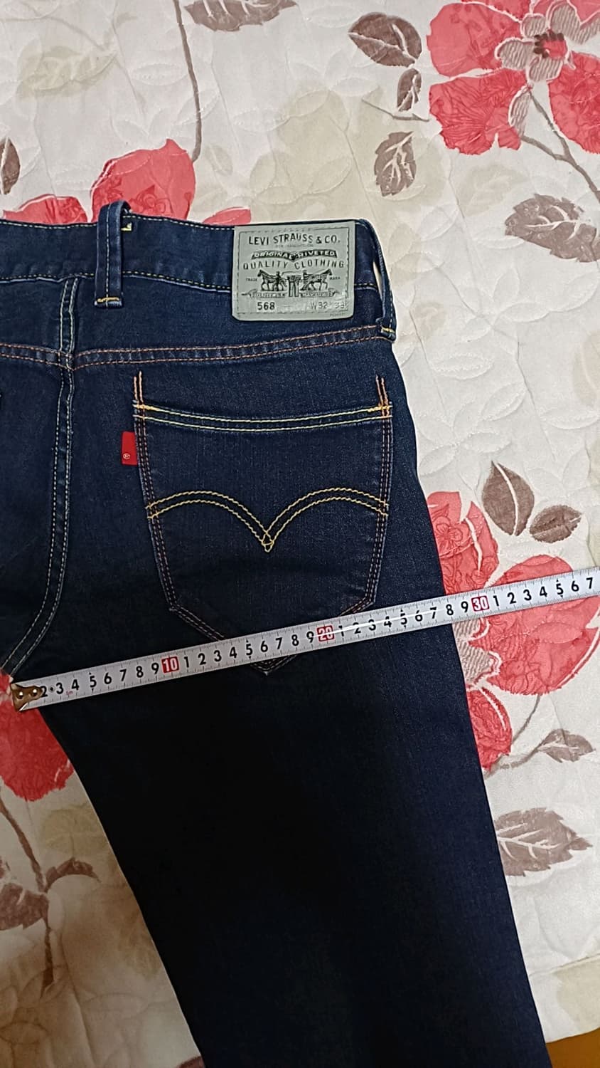 리바이스 슬림청바지 실측31인치 기장106 상품이미지7