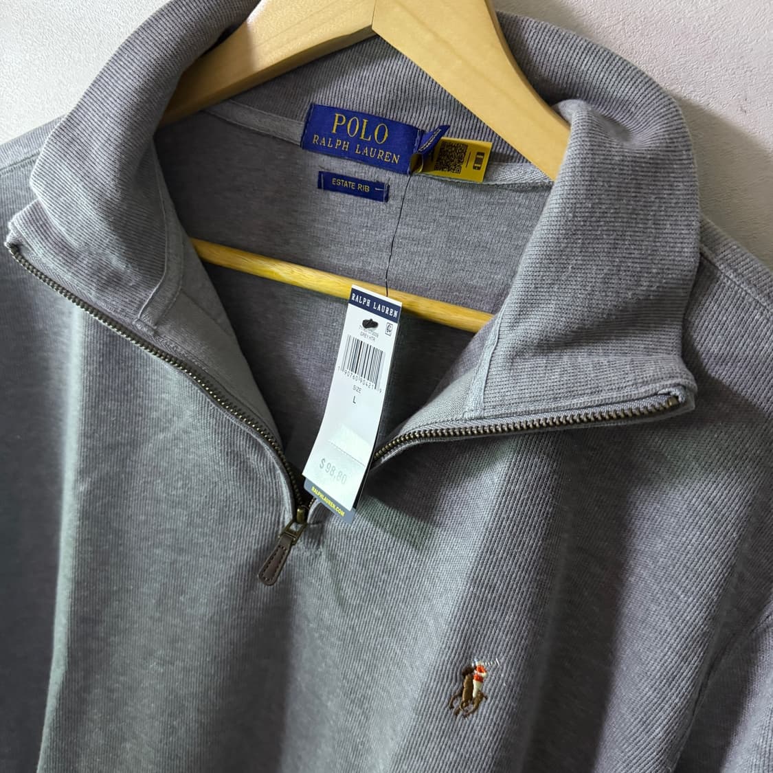 폴로 랄프로렌 하프집업 그레이 L (남성 105정도) 상품이미지1